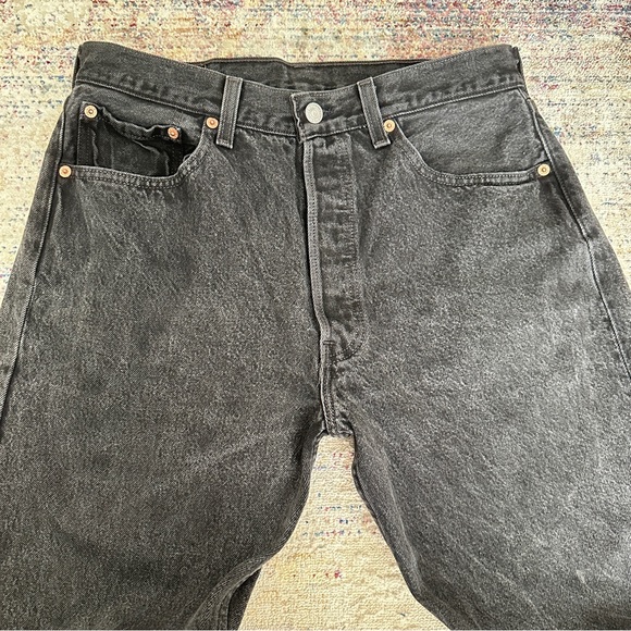 Vintage Levi’s 501 black/gray made in USA from 90s - Picture 5 of 16